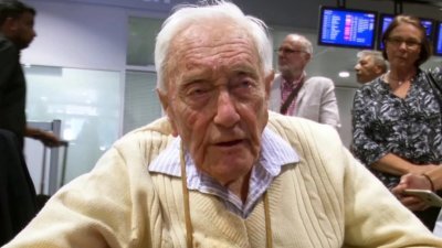 104岁的古多尔周一抵达瑞士巴塞尔，准备结束他的生命。