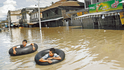 缅甸近年每遇风暴，往往造成严重水灾。
