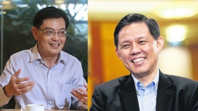 人民行动党预计两周内宣布新干部职务，第一助理秘书长人选深受关注。新加坡财政部长王瑞杰（左）和贸工部长陈振声（右）两人呼声高。