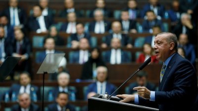 土耳其总统埃尔多安周二在国会党团会议，向其所属的正义与发展党议员，公布政府有关沙地记者哈苏吉在伊斯坦布尔遇害的调查。