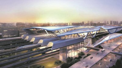 隆新高铁延后约两年兴建，建造费或会提高。（图由马来西亚高铁机构提供）