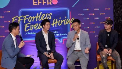 源自新加坡的Effro是家活动招聘平台，今年8月先后登入泰国和马来西亚市场。图为甫在我国举办的推介礼。