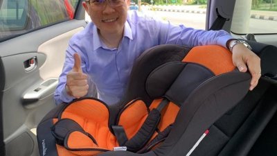 黄家和宣布怡保国会议员办公室正式启动为符合资格的选区选民，提供购买儿童安全椅的奖励运动。