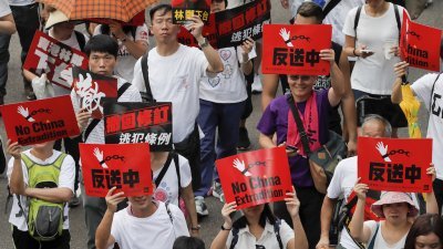香港民众发起12日罢工、罢市表达抗议。　（图取自互联网）