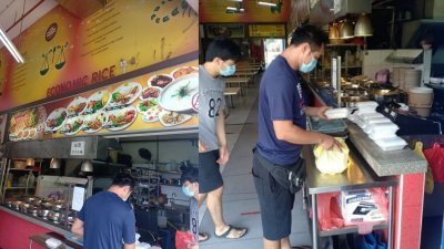 “一品味”杂菜饭摊主陈延威决定结束营业，在结业前请客工吃饭。