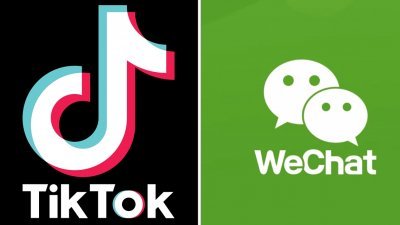 美国总统特朗普签署2项行政命令，将在45天后禁止美国任何人或企业，与短影音应用程式TikTok（抖音海外版）和其母公司字节跳动、通讯应用程式微信（WeChat）及其母公司腾讯展开任何交易。