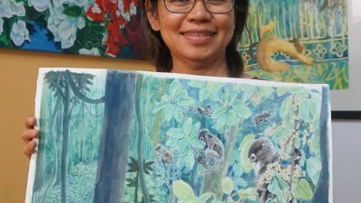 阿米希望透过绘画让读者了解生态保育，也鼓励小孩日后能加入保育行列。
