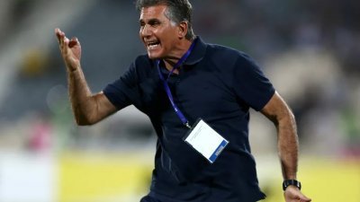 由于在世界杯南美洲区入选赛战绩惨淡，哥伦比亚足总宣布与葡萄牙人奎罗斯（图）解除合同。