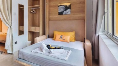 新加坡一些旅舍推出床位优惠，出租给滞留在新加坡的大马客工，希望能维持营运。（图取自Hipstercity旅舍网站）