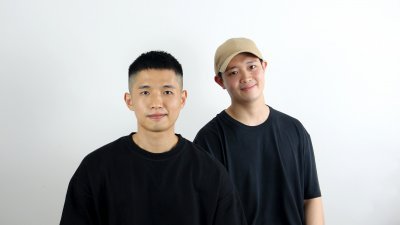 林富铨（左）及黄建霖一起创办Goody科技公司，并打造“Goody25.com”休闲资讯网络平台。
