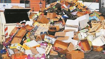 《中国快递包装废弃物产生特征与管理现状研究报告》中提出警告，如果不采取应对措施，2025年的快递行业将造成灾难性的后果。