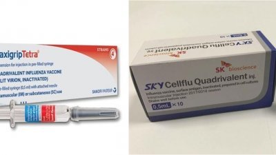 大马卫生部宣布暂停使用SKYCellflu Quadrivalent和VaxigripTetra，两款来自韩国的流感疫苗。
