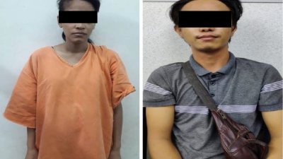 警方逮捕印尼女佣和巫裔男子归案。