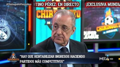 欧超主席佩雷斯在接受西班牙《电视六台》采访时表示，欧超球队不会被踢出欧战。