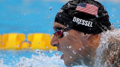 德雷塞尔本届奥运拿下五面金牌，也是美国史上第四位在单届奥运能拿下至少五金的游泳选手。