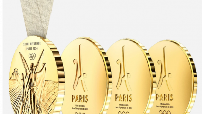巴黎奥运会奖牌以“分享”为创作理念。