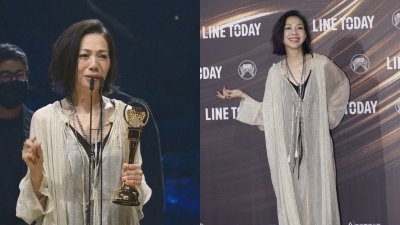 今年有份角逐歌后的万芳凭专辑《给你们》夺下了“评审团大奖”，难以置信的她在领奖时一度激动落泪。