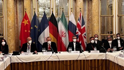 伊朗与世界列强日前在奥地利首都维也纳，重启第7轮伊朗核问题全面协议谈判。（欧盟驻维也纳代表团/路透社）