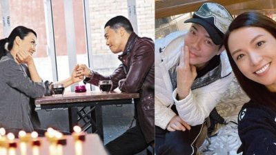 陈炜在IG上分享外出吃饭巧遇旧拍档谢天华的合照，网民敲碗两人再度合作拍剧。