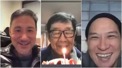 18日是胡枫89岁的生日，虽然因疫情缘故无法大肆庆祝，但家人为他准备了线上生日会，一众大咖云集为他祝寿，连歌神张学友和张家辉都素颜现身，非常热闹。