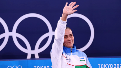 46岁“体操妈妈”卓苏维迪娜生涯为3个国家出征8届奥运，如今以奥运舞台作为职业生涯的终点。（图取自路透社）