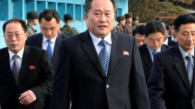 朝鲜外交部长李善权。（图取自路透社）