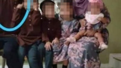莫哈末阿斯拉弗（左）遗下27岁妻子及4名年幼孩子。（图取自社交媒体）