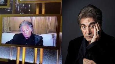 以经典电影《教父》为全球影迷所熟知的80岁演员阿尔柏仙奴（Al Pacino）今日参与金球奖连线直播时，意外被捕捉到了他打瞌睡的一幕，引起网民热议。