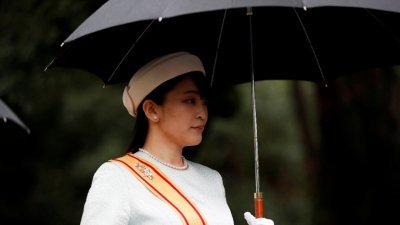 日本皇嗣秋筱宫的长女真子，将在本月26日与大学同学小室圭结婚。（图取自路透社）
