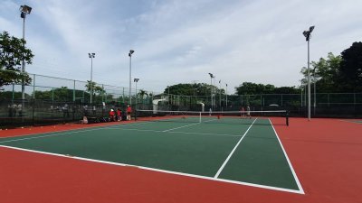 索尼体育中心的网球场已完成了提升，这让网球爱好者多了一个打网球的好地点。