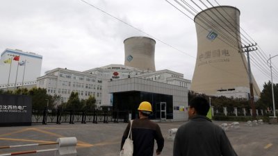图为位于辽宁省沈阳市的一家燃煤电厂。-路透社-