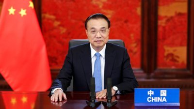 中国国务院总理李克强周五透过视频，出席世界自然保护大会开幕式，并发表讲话。（图取自中新社）