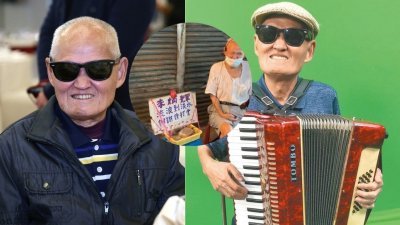 现年72岁的台湾盲人歌手李登辉今（13日）被台媒目击在菜市场卖唱。