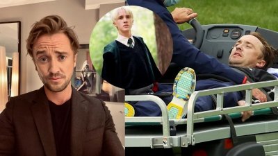 在《哈利波特》系列电影中以“马份”一角红遍全球的男星汤姆费尔顿今（24日）传来在高尔夫球暖身赛中突然瘫软倒地，紧急送医的消息。