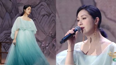 杨千嬅近日登上节目《古韵新声清明》献唱。