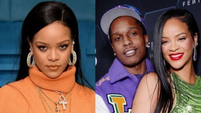 怀孕的蕾哈娜（Rihanna）被爆出与男友A$AP Rocky分手。