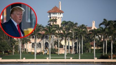 图为前总统特朗普位于佛罗里达棕榈滩的海湖庄园。（图取自路透社）