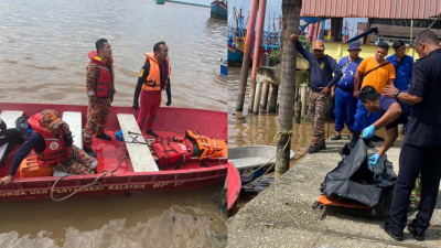 消拯员将男童的遗体运回码头后，交由警方采取下一步行动。（图由消拯局提供）