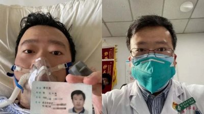 新冠肺炎“吹哨人”、武汉市中心医院眼科医生李文亮在抗疫期间染病，经全力救治后不幸在2020年2月7日病逝。（网络图片）