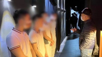 台北市万华区内江街上的养生会馆，被查获性交易。（图取自联合新闻网）