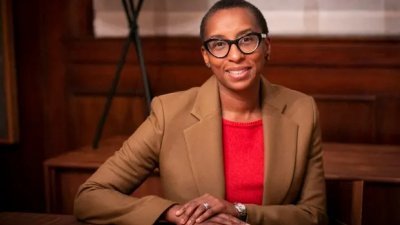 即将在明年7月走马上任的哈佛大学首位非裔女校长盖伊。（哈佛大学/法新社）