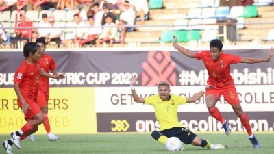 “马来虎”国足队成功以1比0取胜主场作战的缅甸，在三菱电机杯东南亚足球赛B组迎来开门红。（图片转载自大马足总面子书）