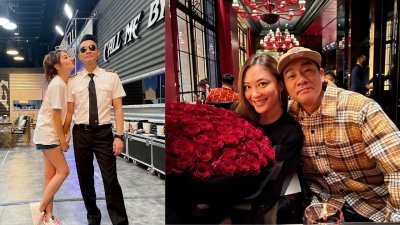 应采儿日前在微博上晒出与陈小春共庆结婚12周年与情人的甜蜜合照。