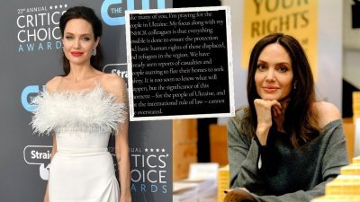 一向关注国际人权问题的安芝莲娜祖莉（Angelina Jolie）于今（25日）稍早发表声明，表示为乌克兰人民祈祷。