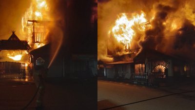亚罗士打一家廉价酒店在7月一连发生了6次火灾，而这次的火势一发不可收拾，整栋建筑物90%被烧毁。