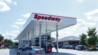 图为售出亿万大奖的Speedway连锁加油站的便利店。（图取自路透社）