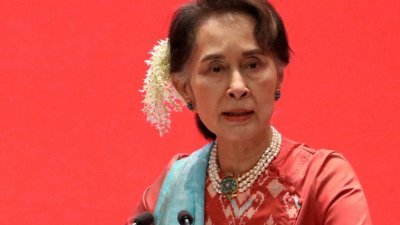 遭罢黜的缅甸原国务资政昂山淑姬。（路透社档案照）