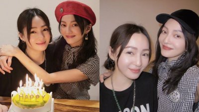 张韶涵日前难得在社交网上晒出帮妹妹庆生的一系列合照。