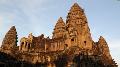 柬埔寨著名旅游景点吴哥窟。（路透社档案照）