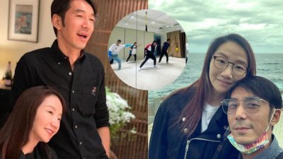 陶晶莹近日晒出一段影片，曝光了老公李李仁的舞蹈实力。
